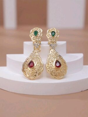 A pair of earrings is Moroccan
